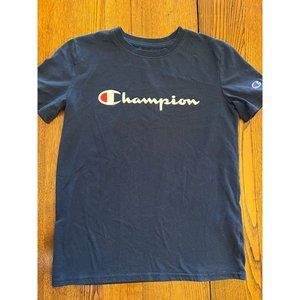 VGUC Boys Navy Champion Shirt Size Large L